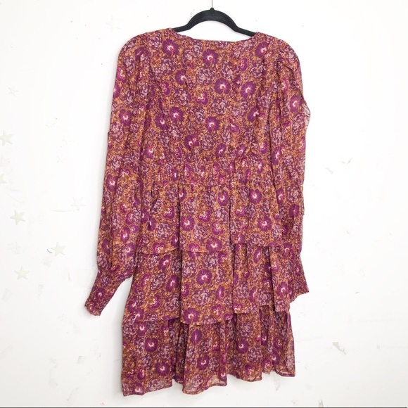 HOUSE of Harlow 1960 tiered floral mini dress - Picture 12 of 13